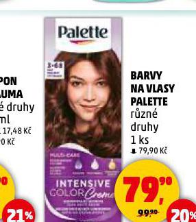 PALETTE BARVA NA VLASY