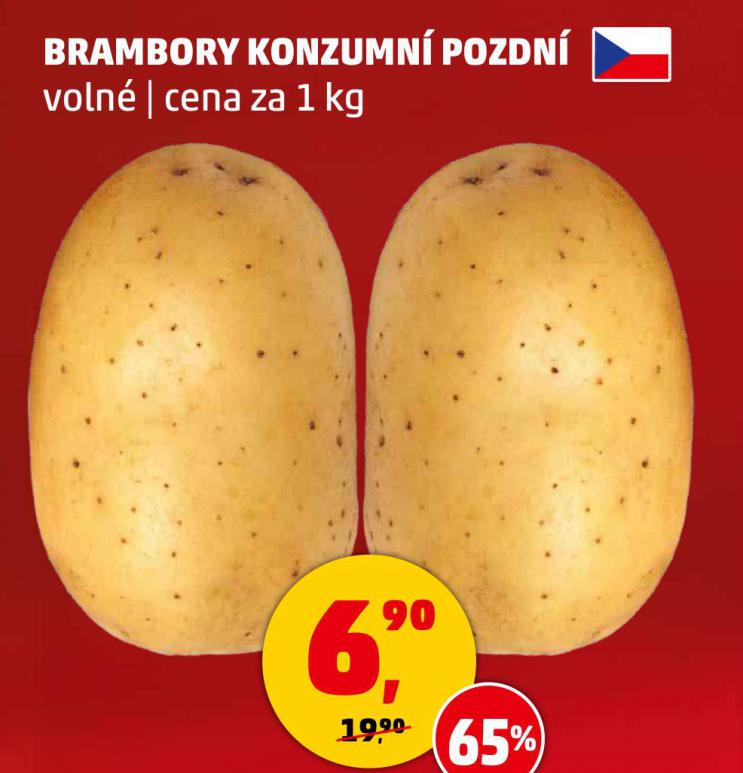BRAMBORY KONZUMN POZDN