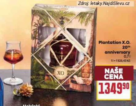 PLANTATION X.O. 20TH ANNIVERSARY