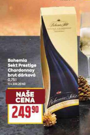 BOHEMIA SEKT PRESTIGE CHARDONNAY BRUT DRKOV