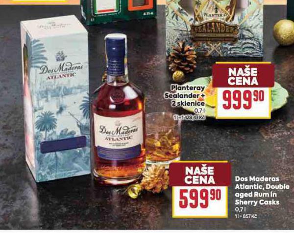 DOS MADERAS ATLANTIC, DOUBLE AGED RUM IN SHERRY CASKS