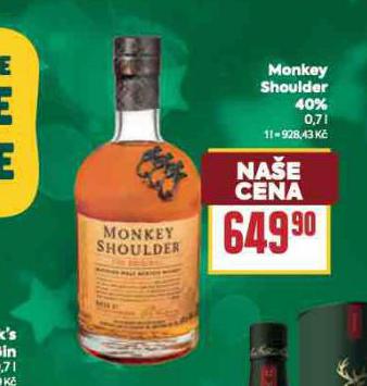MONKEY SHOULDER