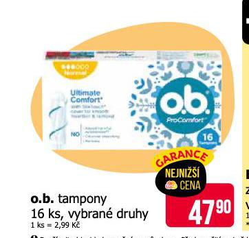 O.B. TAMPONY