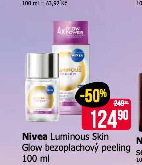 NIVEA BEZOPLACHOV PEELING