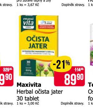 MAXIVITA HERBAL OISTA JATER