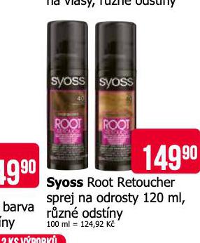 SYOSS SPREJ NA ODROSTY