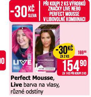 PERFECT MOUSSE BARVA NA VLASY