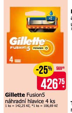 GILLETTE NHRADN HLAVICE