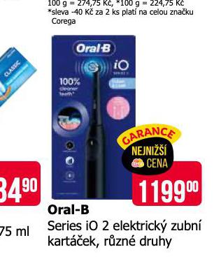 ORAL-B ELEKTRICK ZUBN KARTEK