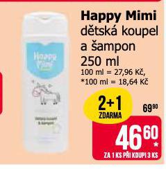 HAPPY MINI DTSK KOUPEL A AMPON