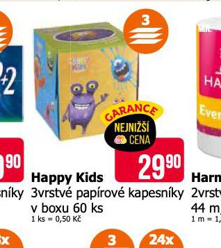 HAPPY KIDS PAPROV KAPESNKY