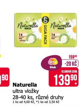 NATURELLA DÁMSKÉ VLOŽKY