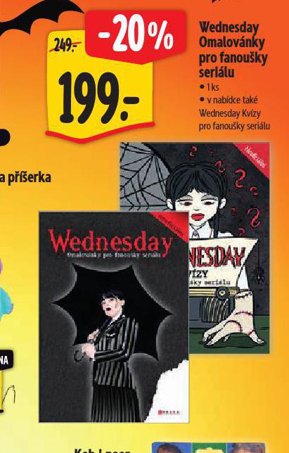 WEDNESDAY OMALOVNKY PRO FANOUKY SERILU