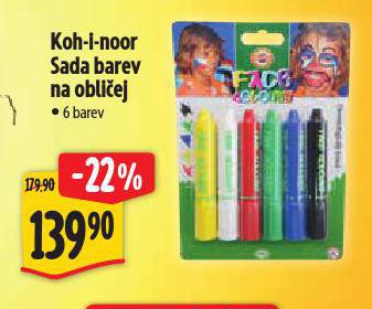 KOH-I-NOOR SADA BAREV NA OBLIČEJ