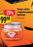 VONNÁ SVÍČKA S HALLOWEENSKÝM MOTIVEM