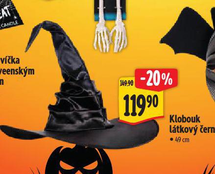 KLOBOUK LÁTKOVÝ ČERNÝ