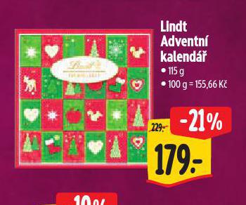 LINDT ADVENTN KALEND