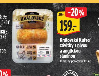 KRLOVSK KUEC ZVITKY S NIVOU A ANGLICKOU SLANINOU