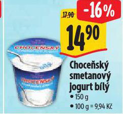 CHOCESK SMETANOV JOGURT