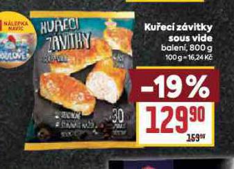 KUEC ZVITKY SOUS VIDE