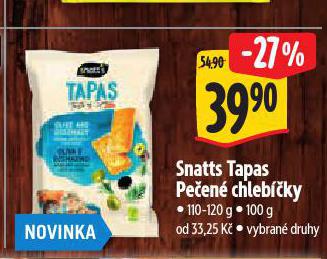 SNATTS TAPAS PEEN CHLEBKY