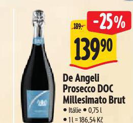 DEANGELI PROSECCO DOC MILLESIMATO BRUT