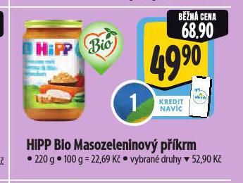 HIPP BIO MASOZELENINOV PKRM