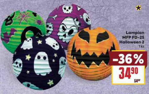 LAMPION MFP FD-25 HALLOWEEN