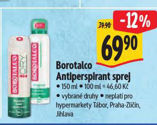 BOROTALCO ANTIPERSPIRANT