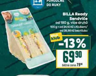 BILLA READY SENDVIE