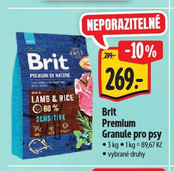 BRIT PREMIUM GRANULE PRO PSY