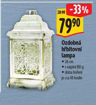 OZDOBN HBITOVN LAMPA