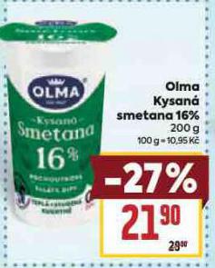 OLMA KYSAN SMETANA 16%