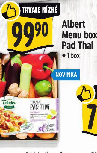 MENU BOX PAD THAI