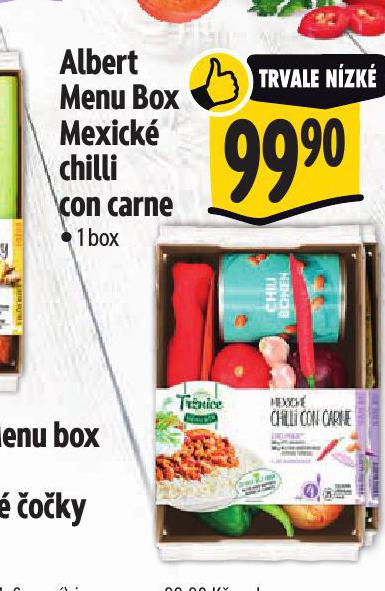 MENU BOX MEXICK CHILLI CON CARNE