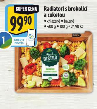 RADIATORI S BROKOLIC A CUKETOU