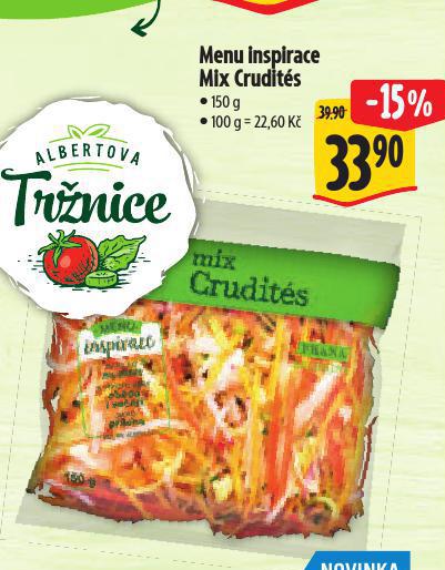 MENU INSPIRACE MIX CRUDITS