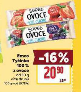 EMCO TYINKA 100% Z OVOCE