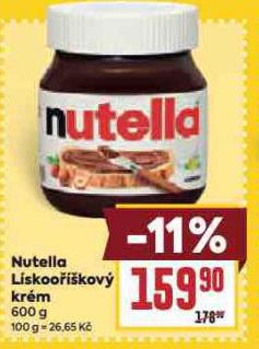 NUTELLA LSKOO͊KOV KRM