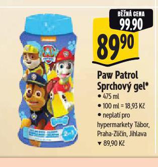 PAW PATROL SPRCHOV GEL