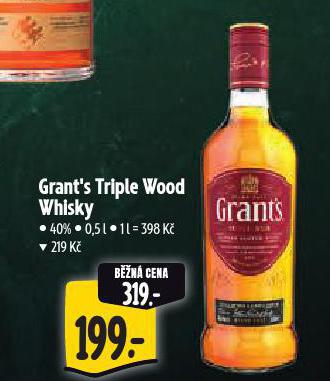 GRANT'S TRIPLE WOOD WHISKY