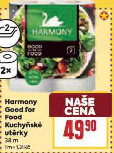 HARMONY GOOD FOR FOOD KUCHYSK UTRKY