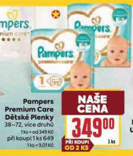 PAMPERS PREMIUM CARE DTSK PLENKY