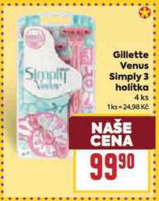 GILLETTE VENUS SIMPLY 3 HOLTKA