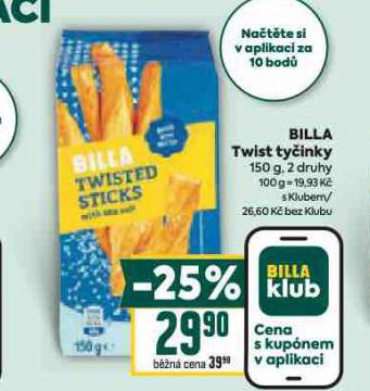 BILLA TWIST TYINKY