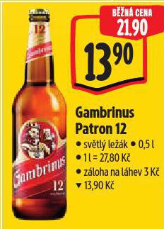 GAMBRINUS PATRON 12