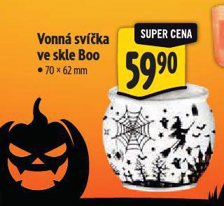 VONNÁ SVÍČKA VE SKLE BOO