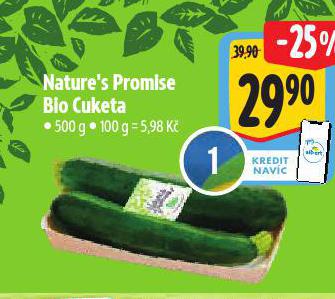 NATURE´S PROMISE BIO CUKETA