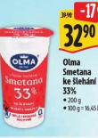 OLMA SMETANA KE ŠLEHÁNÍ 33%