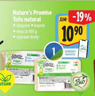NATURE´S PROMISE TOFU NATURAL